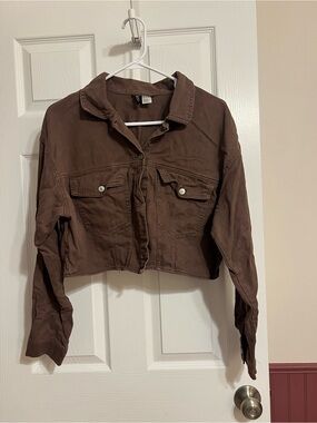 Cropped Brown Women's Jacket